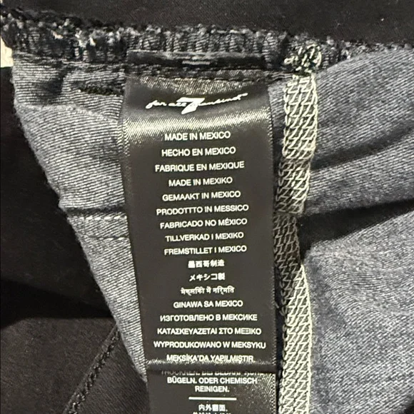 7 For All Mankind Men's Black Relaxed Jeans - Picture 3 of 5